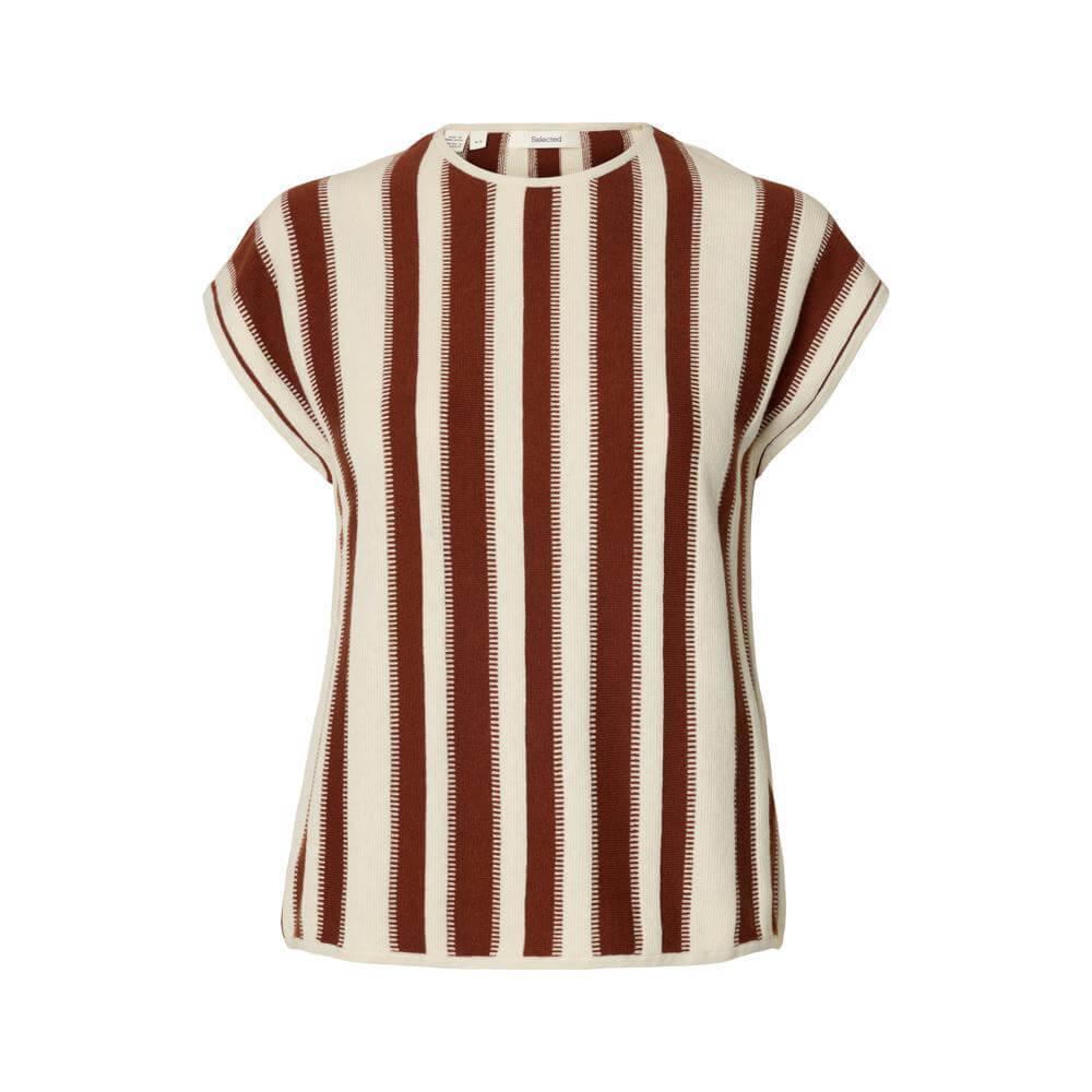 Selected Femme Lina O Neck Knit Sweater